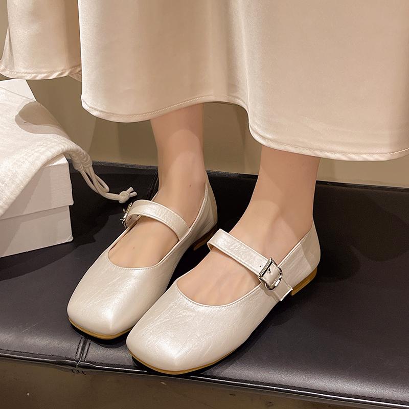 Fashion 2025 New Spring Autumn Women's Flat Shoes Simple Trend Elegant Women's Soft Soled Non-slip Ladies Fashion Causal Ballet Shoes