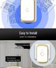 Kajia Si Wireless Smart Doorbell: Waterproof Dual-Function AC Digital Door Chime with Music
