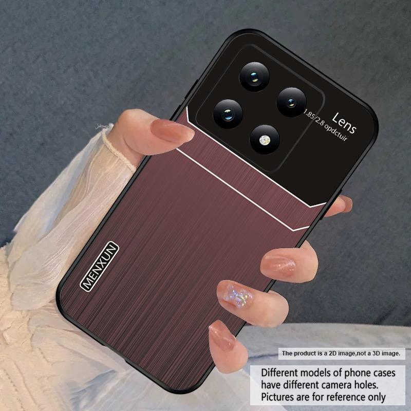 Brauner vertikaler Streifen Für Xiaomi Poco X7 M7 Pro 5G M5 X4Pro 4 M6 4G C65 C75 F6 F5 X6 5 7 X5 F7 Ultra M5S M4Pro 5G weiche Handyhülle