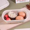 10PCS Disposable Lunch Box with Lids Biodegradable Pulp for Takeaway Packing Light Food Salad Separate Lunch Boxes