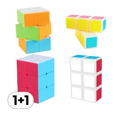 123+223 Conjunto de cubos quebra-cabeça sem adesivos desenvolvimento da inteligência cerebral desenvolvimento do QI Kidult Magic Cubing Square Rubiks, quebra-cabeças da Coreia