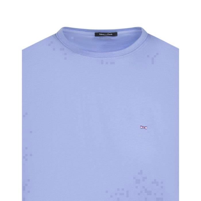 T-shirt - EDEN PARK - Droite - 100% coton - Col rond - Nœud iconique brodé