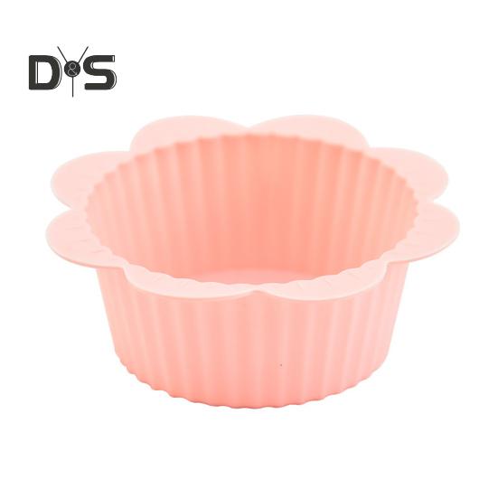 10/20 Τεμάχια Φόρμες Σιλικόνης για Ψήσιμο Πυκνωμένες Αντικολλητικές Φόρμες για Μάφιν Τάρτες με Ακανόνιστα Σχήματα Ασφαλείς για Φούρνο/Κατάψυξη/Πλυντήριο Πιάτων Σκεύη Ψησίματος για Κρέμα Πουτίγκα