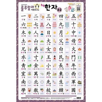 Rurulala-Soundplakat, chinesische Schriftzeichen Klasse 8, koreanisches Spielzeugzubehör