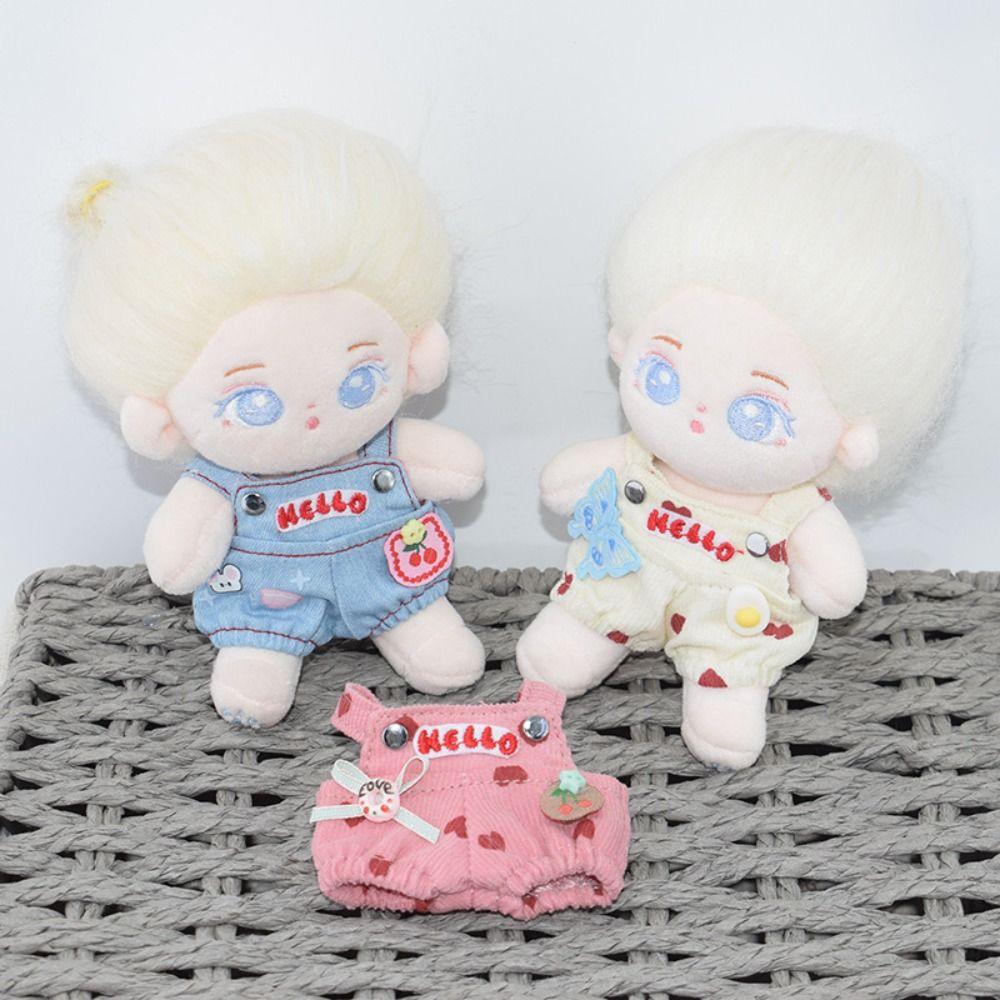

DIY Dress Up Idol Плюшевая кукла Одежда Бретельки Брюки 10 СМ Кукольная одежда Аксессуары для кукол