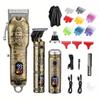 1 Set Verbessern Sie Ihr Haarschnitt-Spiel – Professionelles kabelloses Haarschneide-Set mit LCD-Display – perfektes Geschenk für Männer und Papa!
