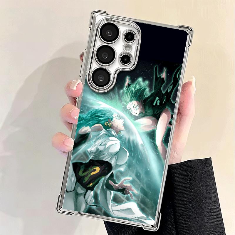 One P-Punch-Mans Tatsumaki Soft Phone Case For Samsung Galaxy S26 Ultra S25 Edge S24 FE S23 Plus S22 S21 + S20 Plating Anti-Fall