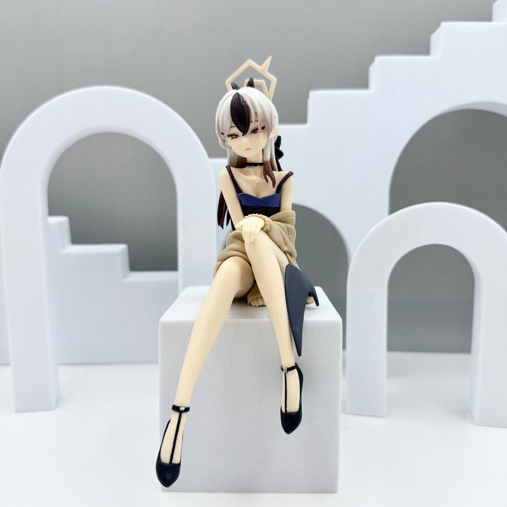 18cm Anime Kayoko Figurine Beautiful Girl Blue Archive Figure Gk Onikata Dress Ver PVC Statue Adult Collectible Decor Model Toys