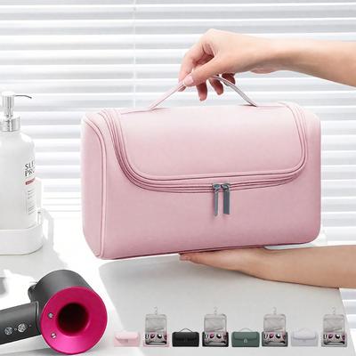 1/2Pcs Hideable Hook Hair Dryer Case Waterproof Large Capacity Travel Storage Bag for Hair Tools Curling Iron Non Slip Pouch