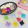 5pcs/set Bagged Cute Solid Waterdrop Shape Hair Clips For Girls BB Side Hairpins Basic Barrettes Kids Fashion Hair Accessories