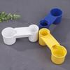 Plastic Pet Drinker Bowl Portable Water Bottle Feeding Cat Chicken Pigeon Parrot Hamster Double Nozzle Water Guide For Bird