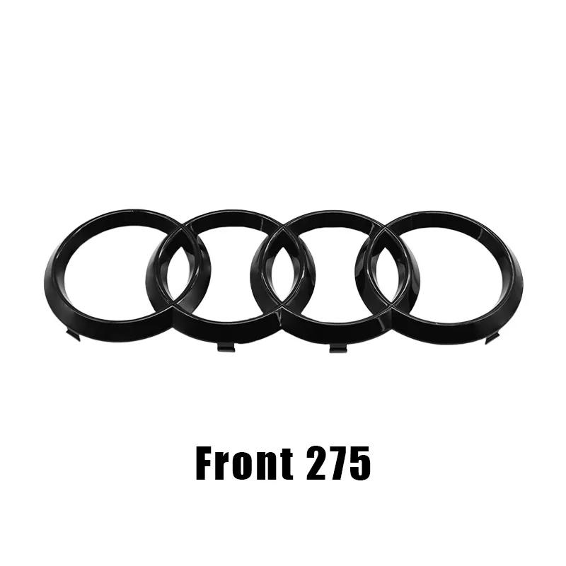 Glossy Black 192mm 275mm tt 2010-2019 S4 Badge ABS Car Styling Hood Front Bonnet Grill Rear Trunk S4 Emblem Stickers Accessory
