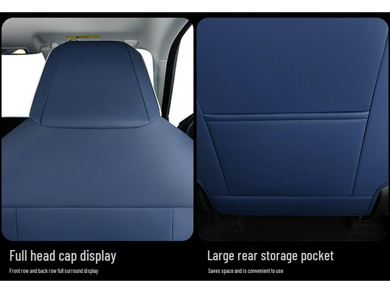 Venucia Big V Full Coverage Leather Car Seat Cover - All-Season Compatible