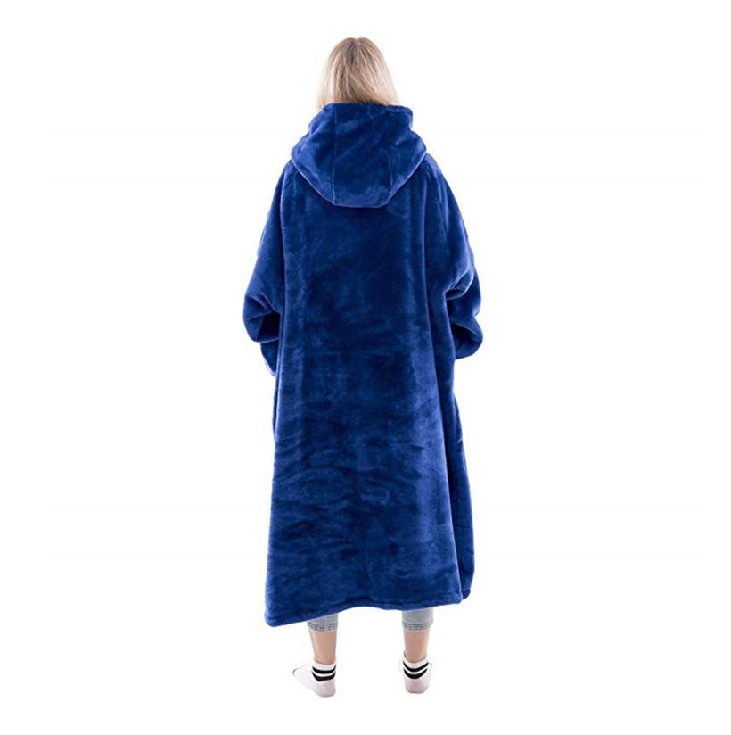 Mujeres Hombres Super Cálido Acogedor Manta Portátil Oversize Vestido Hogar  Sudadera con Capucha Gruesa Franela Ropa de Hogar Bolsillo Gigante Pareja  Pijama comprar a buen precio — entrega gratuita, reseñas reales con