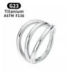 F136 G23 Titanium Nose Ring 16G Hinged Segment CZ Septum Clicke Daith Earrings Hoops Ear Cartilage Tragus Helix Piercing Jewelry