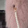 Pearl wool bag versatile messenger bag premium texture shoulder bag large capacity fox plush hand bag bucket bag