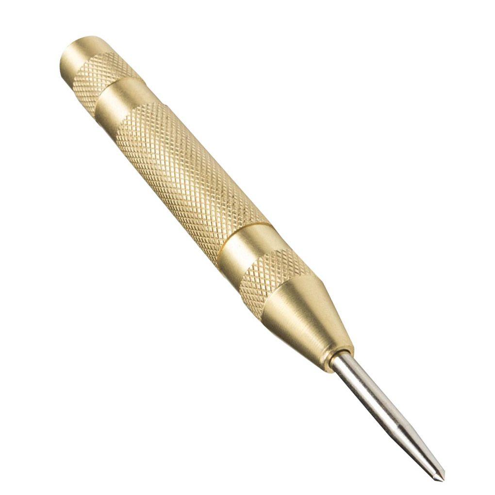 HSS Center Punch Spring Locator Hand Drilling Tools Wear-resistant Window Breaker for Household Industry Using Device