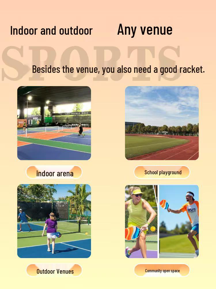 Set Racchette Pickleball Joola Style in Fibra di Carbonio - Attrezzatura Sportiva di Grado Competizione