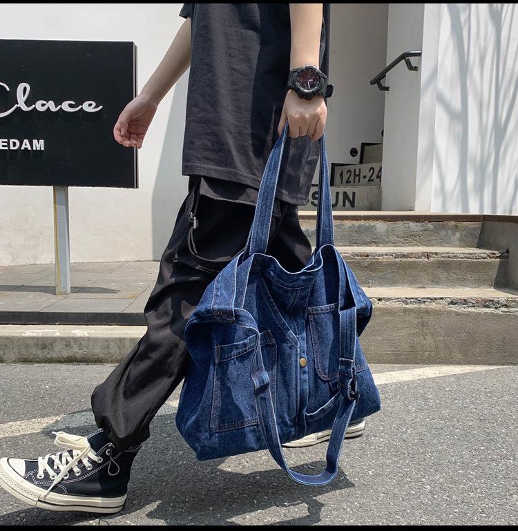 Damenmode Jean Denim Umhängetaschen Geldbörse Lässige Schulter Tragetasche