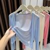 Ice Silk Cool Tulle Sunscreen Cardigan Women's Shawl Summer with Skirt Suspenders Outer Blouse Transparent Mesh Top