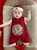 Boys' Chinese Festive Romper: Summer Harem Crawling Suit for First Birthday Banquet (Style 5303).