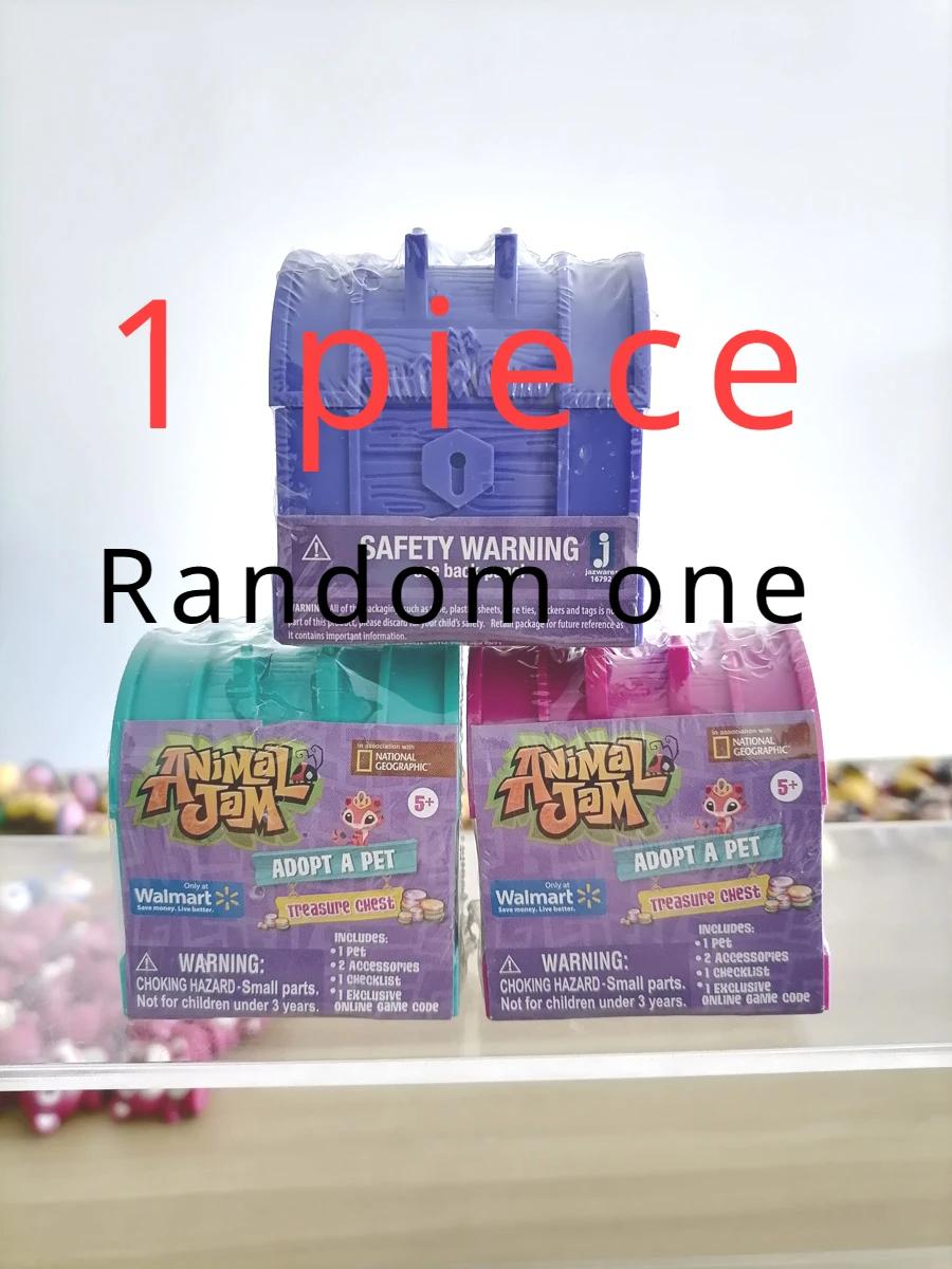 

Animal Jam Blind Box Action Figure Collectible Treasure Chest Toy Adopt A Pet Children Birthday Gifts Cute Mini Pet Ornament