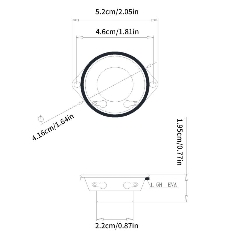41mm 1.5inch 15W Highly Power Tweeter Speaker With 8Ohm Impedance For Clear Sound Performances