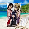 1pc NARUTO (2) Beach Towel, Beach and Seaside Swimming Pool Equipment, Fashion Pattern, Rectangular, Travel Essentials
