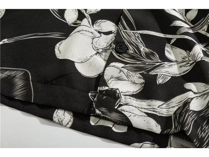 Unisex Avocado Green Hawaiian Short-Sleeve Shirt - Summer Casual Style