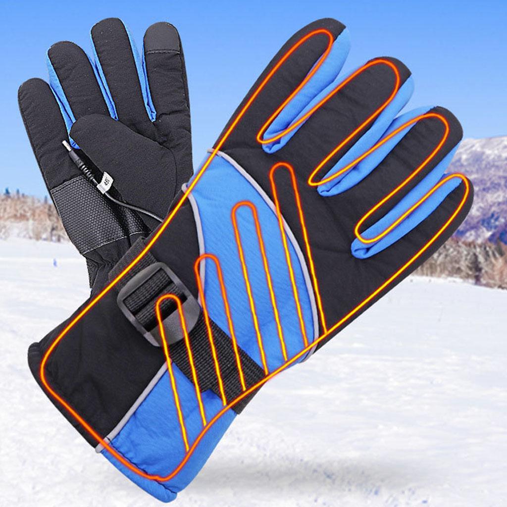 Electric Heating Thermal Glove Riding Warm Mitten for Men Women Full Finger Glove for Touch Screen Gloves