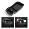 For Kia EV9 2023 2024 2025 Center Console Lower Storage Box Car Tray TPE Organizers Accessories Tidying Black