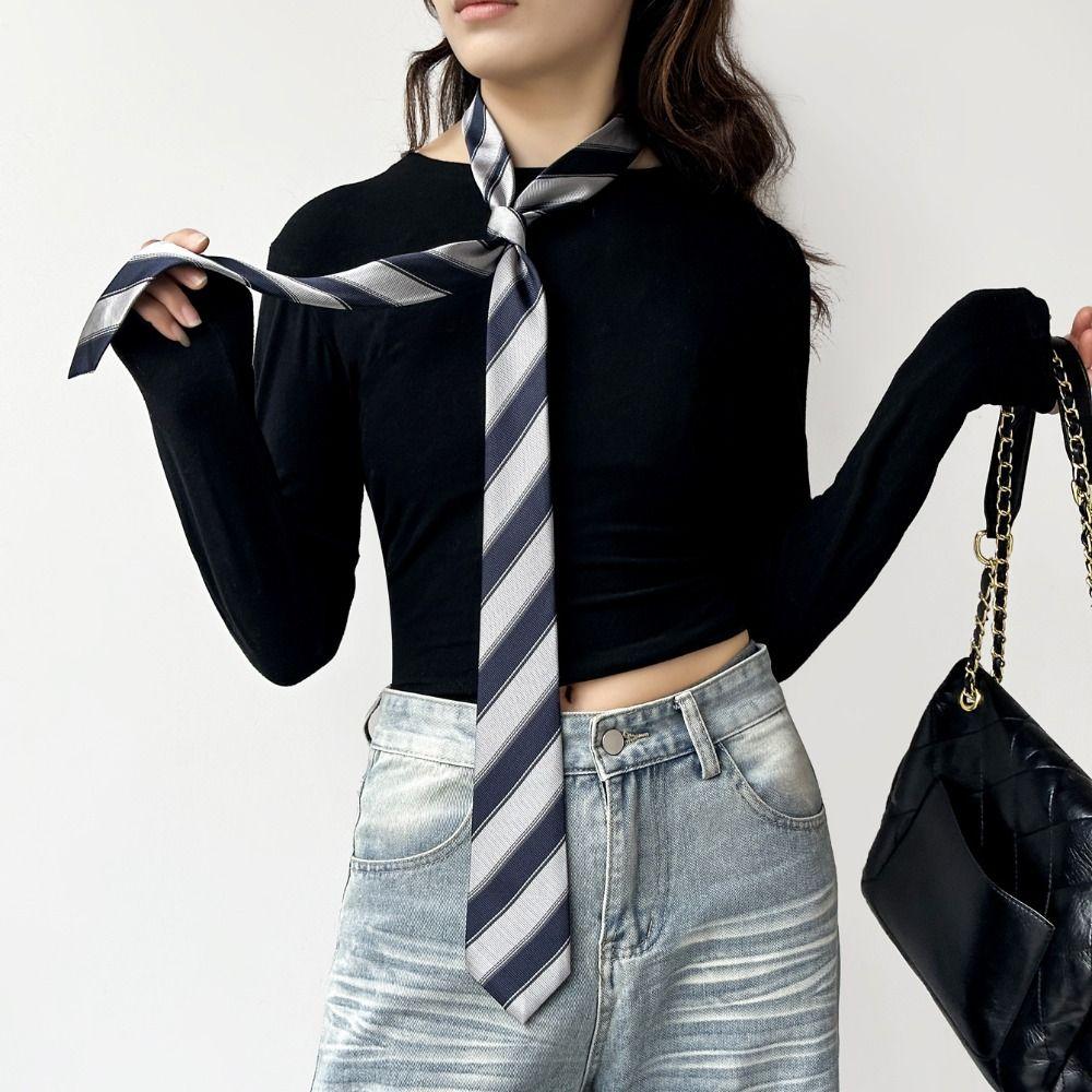 Stripe JK Uniform Necktie Korean Belt Accessories Fashion Shirt Tie Decoration  Uniform Suit