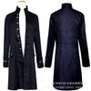 Men's Coat Steampunk Vintage Men's Stand-Up Collar Uniform