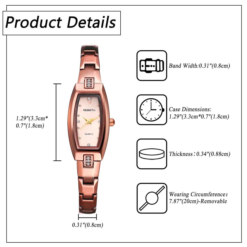 Compact Adjustable Cute Quartz Watch Perfect Gift for Day Stylish, Women's Watch Waterproof, Length, - Birthdays, Anniversaries, Mother's Day,