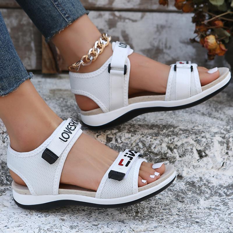 Fashion Women Comfortable Wedge Sandals Summer New Trend Open Toe Platform Sandals Women Anti-slip Beach Designer Shoes Zapatos De Mujer