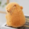 PP Cotton Kapybara Fluffty Animals Keyring Plush Cartoon Stuffed Car Key Ring  Kid Girl Boy