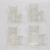 5Pcs/Set Transparent L-Shaped Corner LED Strip Connector  For 5mm 8mm 10mm 2/3/4pin FOB Tape Light