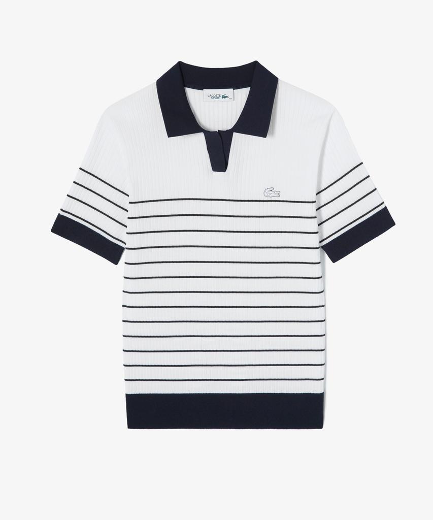 LACOSTE Women'S Textured Striped Polo Sweater Af230E-56G 166