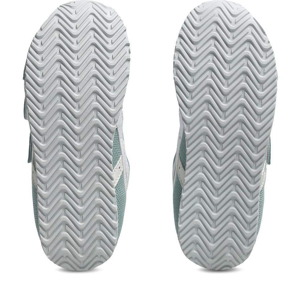 Sukusuku Slim Fit Gray Size cm Kids' Two-Strap Shoes, Blue/White, 416, 17.0