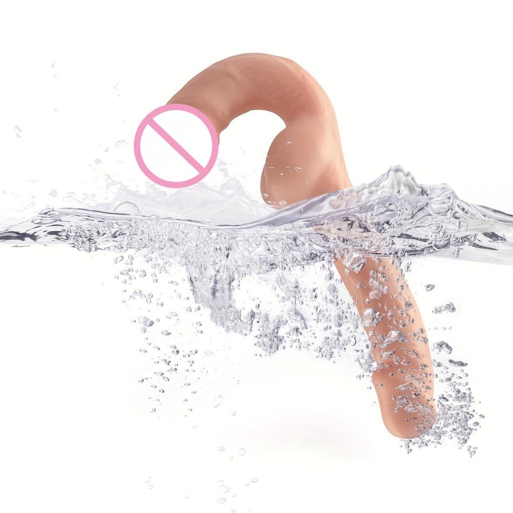 Realistic Dildo Double-Ended G Spot Sucking Blowjob Clitoris Dildos Vaginal Anal Butt Plug Adults Sex Toys for Women Men Couple