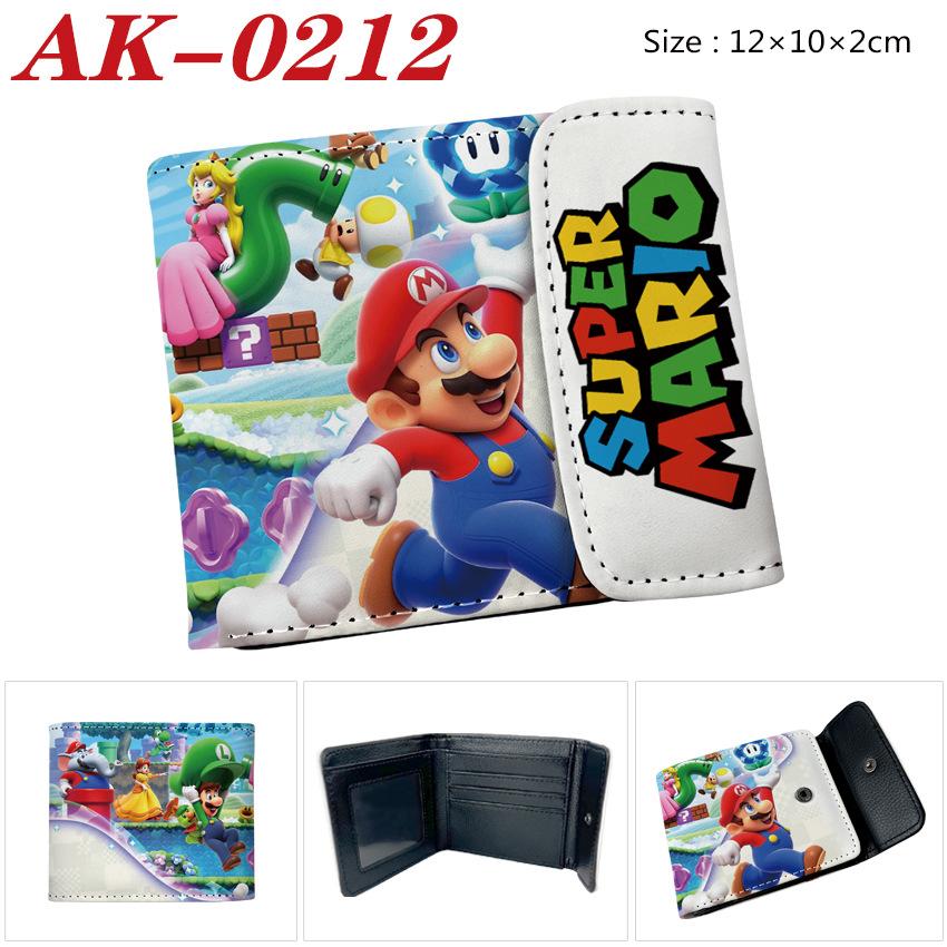 Undertale Anime Wallet Full Color PU Leather Short Card Holder Snap Clutch Purse for Students Men Women