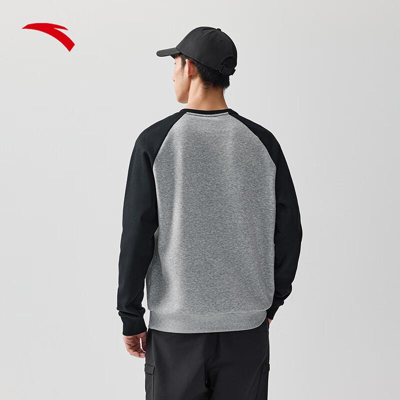 Anta Men s Fleece-lined Crewneck Pullover Sweatshirt 3XL