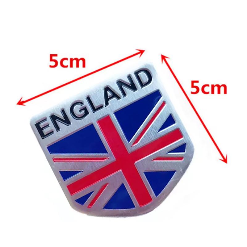 3D Metall Für England UK Flagge Schild Emblem Metallabzeichen Auto LKW Motorrad Karosserie Stoßstange Zierleiste Styling Aufkleber Autozubehör