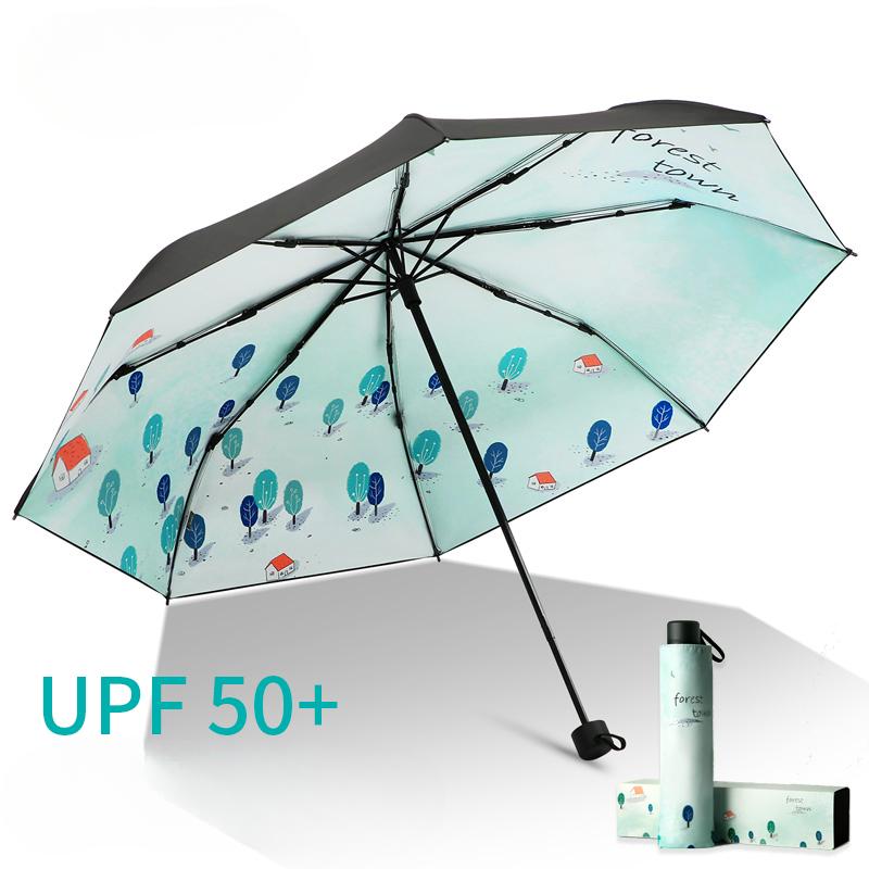 

Двухслойный виниловый солнцезащитный зонт, защита от ультрафиолета, женский зонт от солнца, солнечный зонт