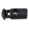 Feb.Agujero de 8 mm de diámetro, Tapón de cordón para cordones, Gancho a presión para cordones, Negro, 40 Piezas