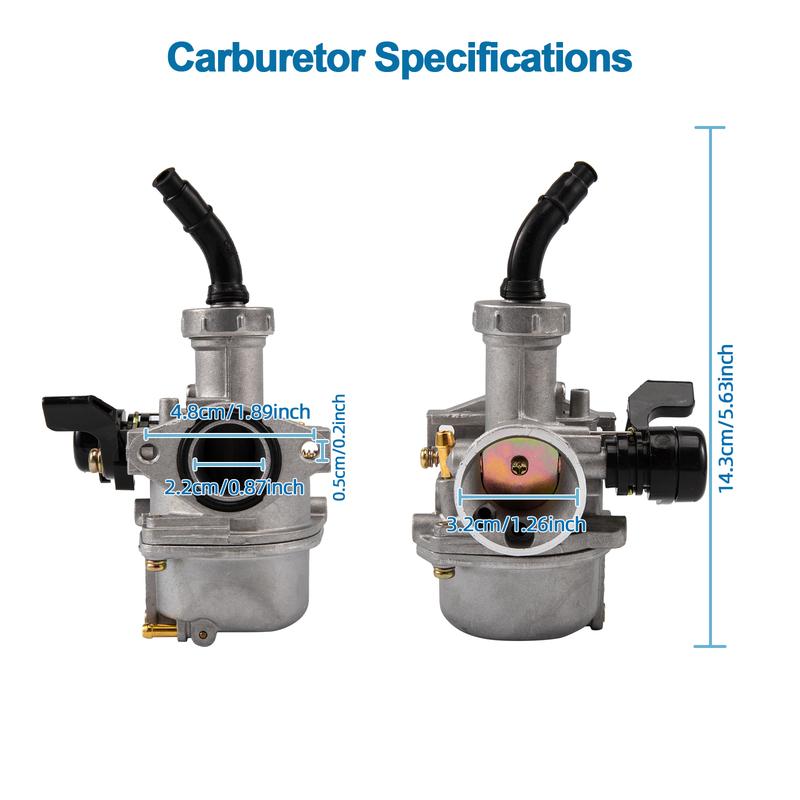 PZ22 Carburetor 22mm Carb Air Filter Kit For 110cc 125cc SSR CRF50 Predators Go Karts Pit Dirt Bike ATV 4 Stroke Engine