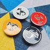 4pcs 50mm Abarth 500 696 595 Wheel Center Hub Caps Car Rims Dust Cover Emblem Badge for Fiat Palio Perla Punto Stilo Bravo siena