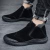 Men Casual Work Shoes Lazy Boots Hooded Sports Shoes Anti-skid Fashion Student Shoes Winter Men's Boots Free Shipping Snow Boot