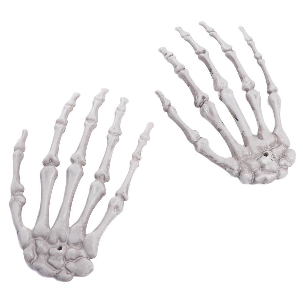 

Plastic Halloween Skeleton Hands Skeleton Hand Plastic Fake Human Hand Bone Halloween a pair