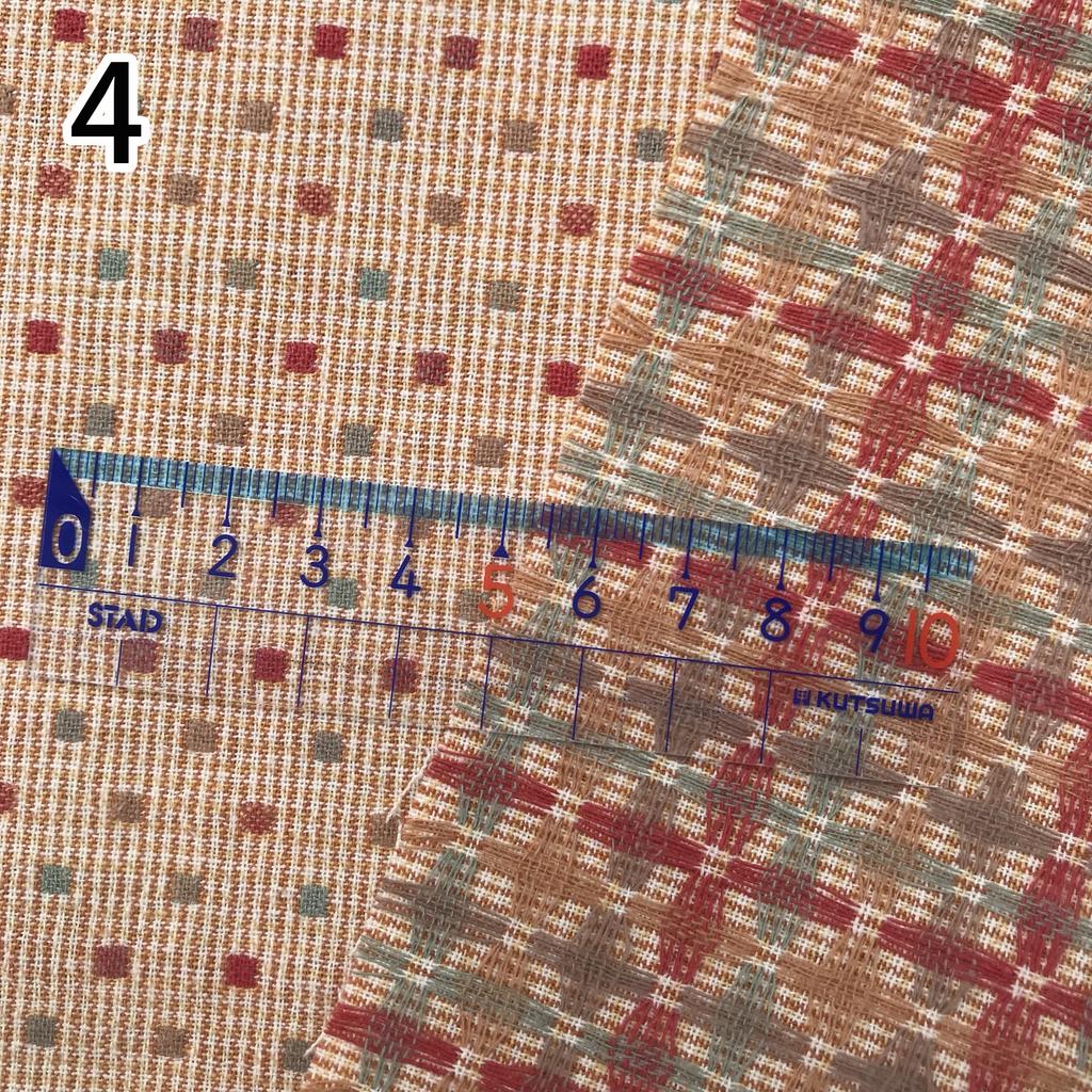 50*70cm Japanese Yarn Dyed Cotton Fabric for DIY Doll Basic Patchwork Purse Sewing Quilting Craft Yarn-dyed Cloth